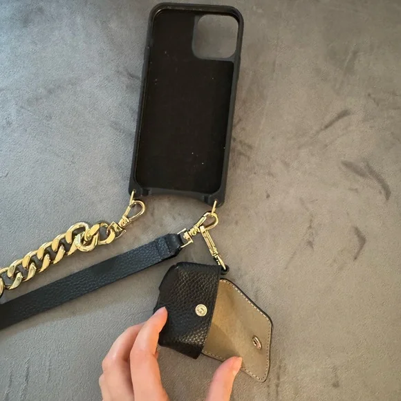 Bandolier Black and Gold Phone Case with Classic Elegance - Picture 3 of 4